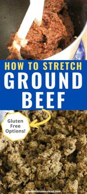 How to Stretch Ground Beef: A Culinary Adventure in Resourcefulness